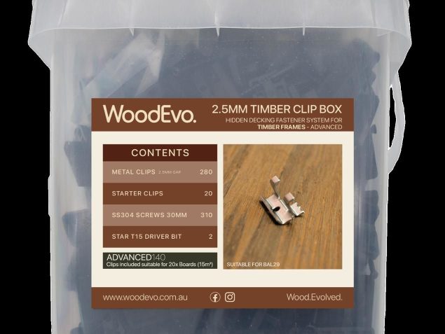 2mm Clip Boxes Timber