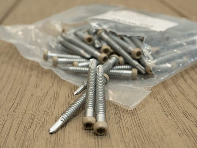 Coloured Metal Screws